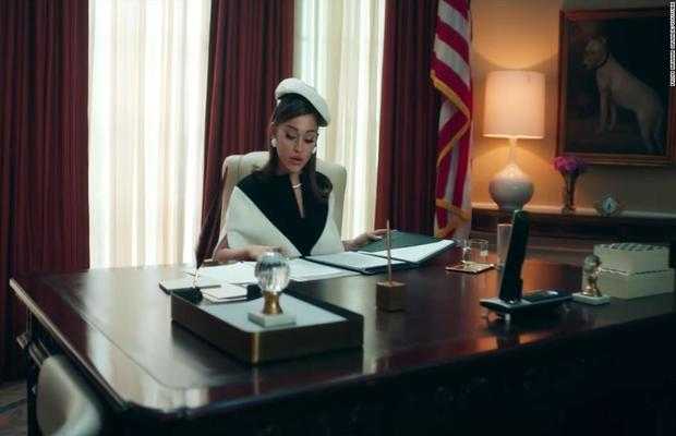 Ariana Grande takes over the White House in her new song’s video ‘Positions’