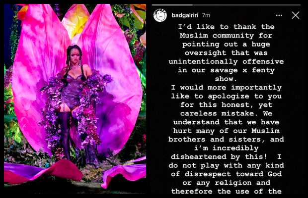 Rihanna's apology