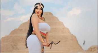 Model and photographer arrested in Egypt for steamy photo shoot at the ancient pyramid