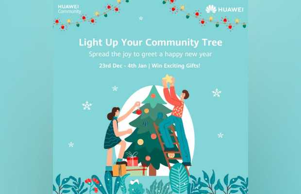 Join Huawei’s “Light up Your Community Tree” Activity to Celebrate New Year