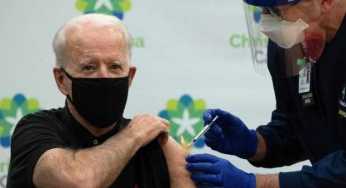 US President-elect Joe Biden receives second COVID vaccine dose