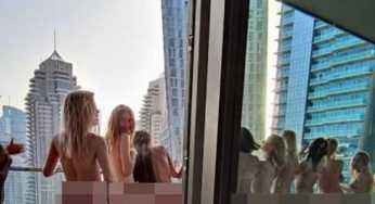 40 female models arrested in Dubai for posing naked on a balcony
