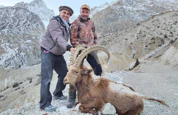 Russian citizen hunts an Ibex in Khyber conservancy