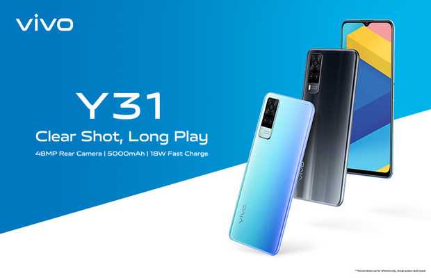 vivo Launches Y31 Featuring 48MP Rear Camera, 6.58-Inch Halo Full View™ Display & 5000mAh Battery with 18W Fast Charge