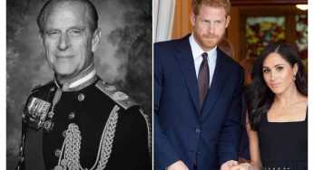Prince Harry and wife Meghan Markle pay tribute to the late Prince Philip