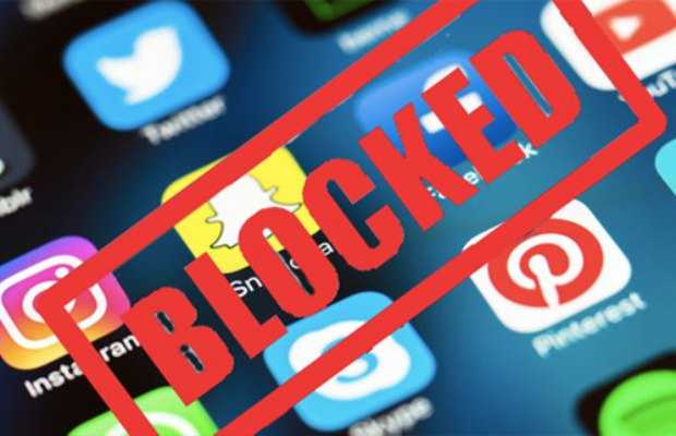 Govt. blocks social media
