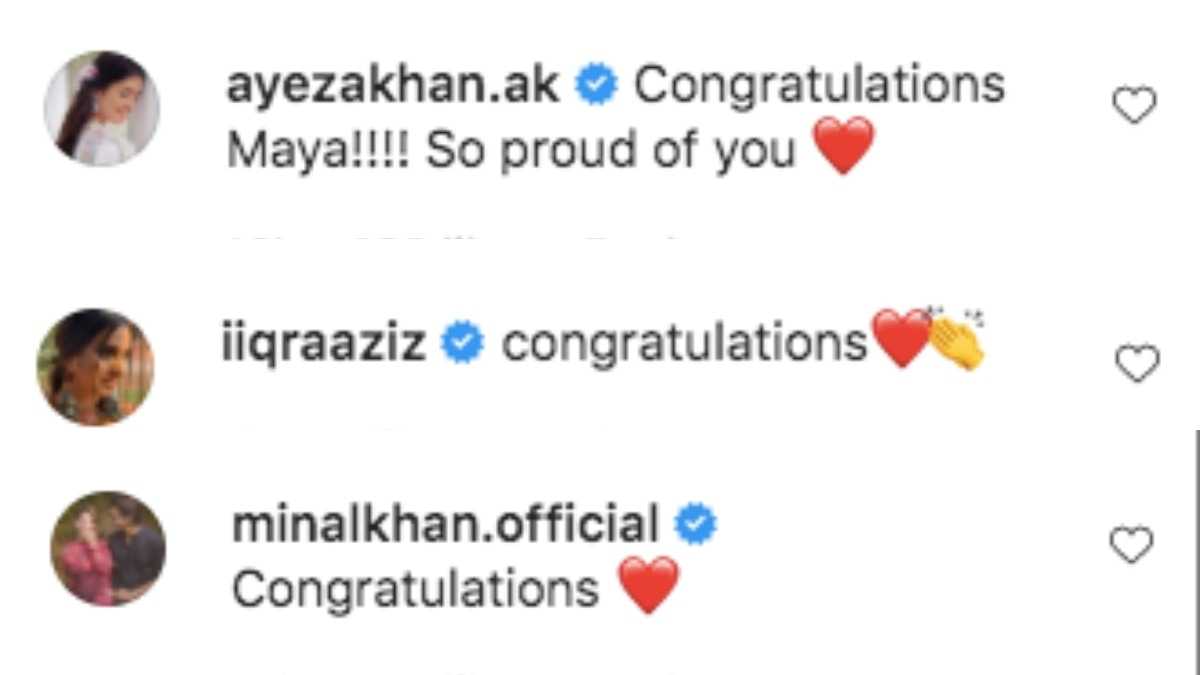 showbiz congratulated 