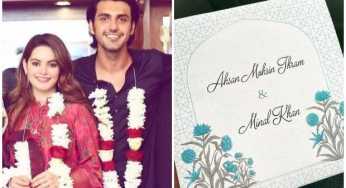 Minal Khan and Ahsan Mohsin’s wedding date fixed