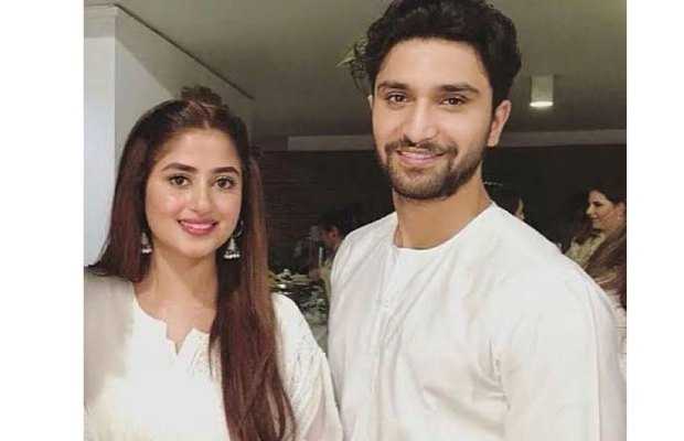 Sajal Aly with hubby