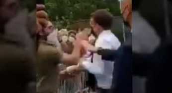 French President Macron slapped by member of public, video goes viral on social media