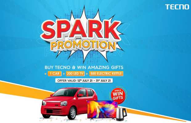 CAR with TECNO Spark Promotion