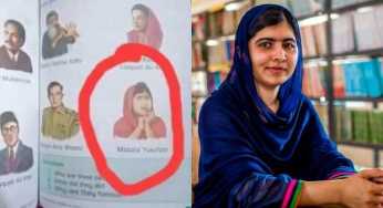 Punjab Text Book Board seizes Grade 7 book for printing Malala’s picture