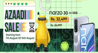 Celebrate real Azaadi with realme Azaadi Sale 2021 with up to 30% in Discounts