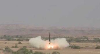 Ghaznavi: Pakistan successfully test-fires surface-to-surface ballistic missile