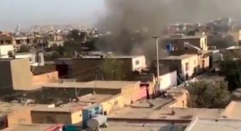 A powerful blast reported near Kabul airport