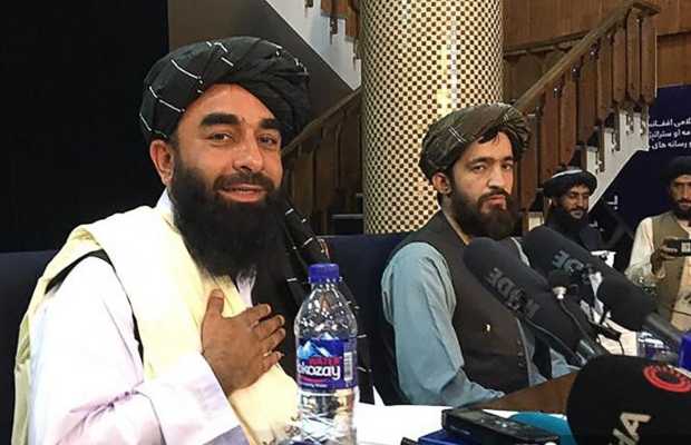 Taliban hold first press conference