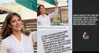 Mehwish Hayat responds to perverts remarks made on her Independence Day post