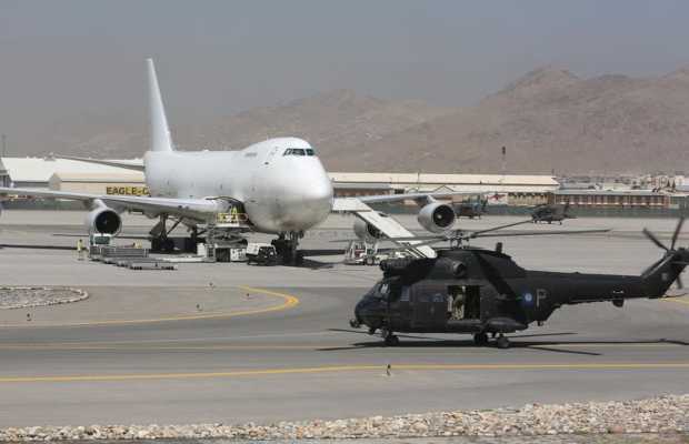 PIA plane at Kabul airport