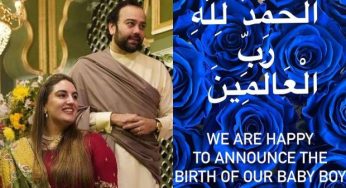 Bakhtawar Bhutto Zardari announces birth of baby boy