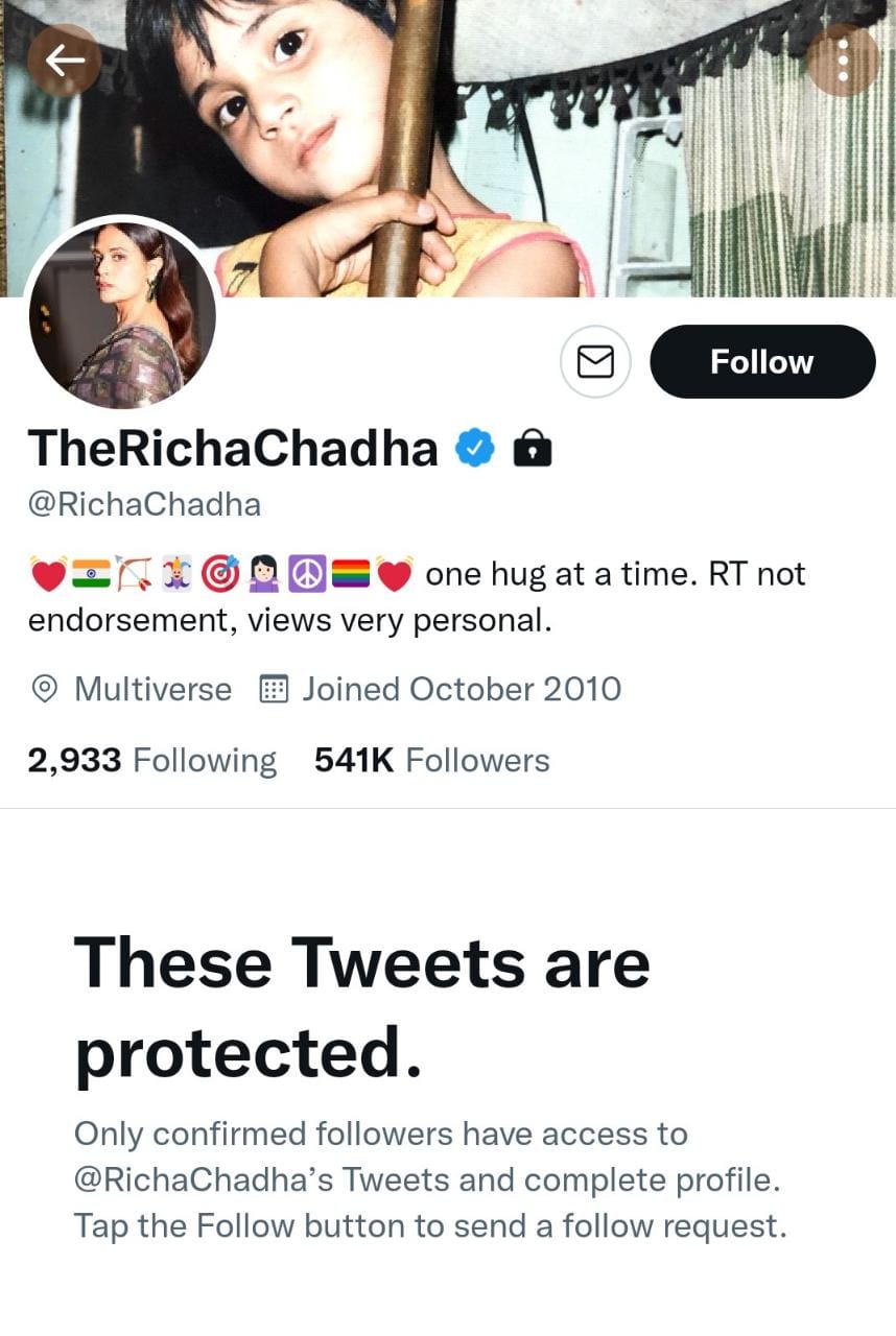 Richa Chadha twitter 