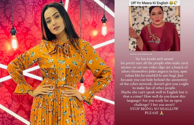 Zarnish Khan slams online trolls for criticising Meera’s viral video
