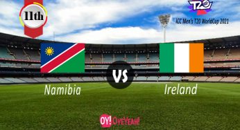 Live Score Namibia vs Ireland – ICC Men’s T20 World Cup 2021