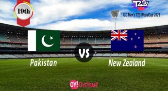 Live Score Pakistan vs New Zealand – ICC Men’s T20 World Cup 2021