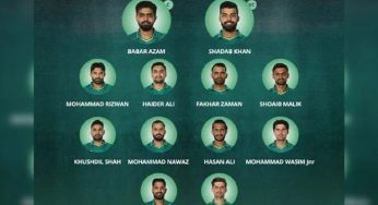 Pakistan announce 12-man squad for 1st T20I against Bangladesh
