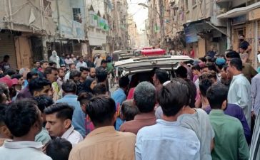 Lyari cylinder blast