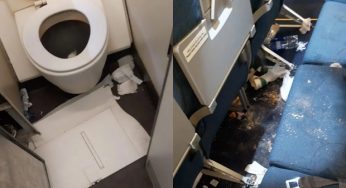 PIA flight passengers prove to be an international embarrassment as they turn aircraft into trash can