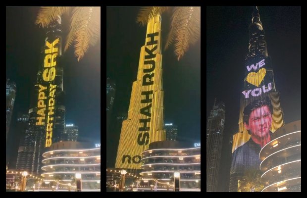 SRK birthday Burj Khalifa