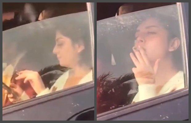 Alizeh Shah spotted smoking