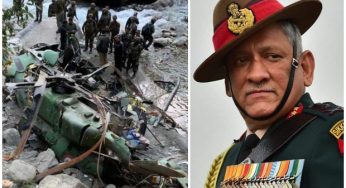 Indian military helicopter with Chief of Defence Staff Gen Bipin Rawat on board crashes in Tamil Nadu