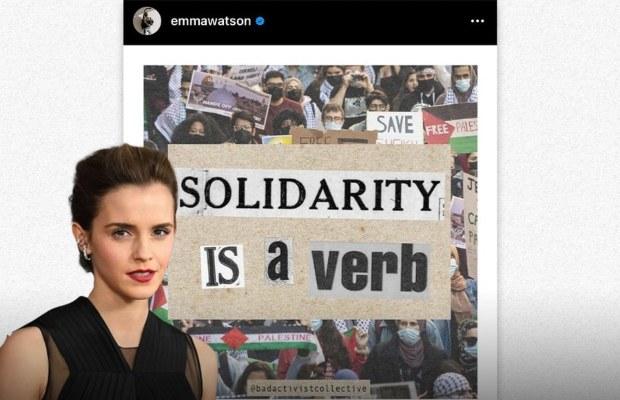 Emma Watson accused of being ‘anti-Semite’ for expressing solidarity with ‘Free Palestine’ Movement
