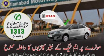 All Vehicles on Motorways Should Have an M-Tag by December 7th: Lahore High Court