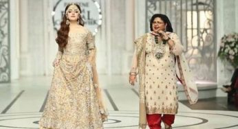 Alizeh Shah reacts to Bridal Couture Week ramp mishap