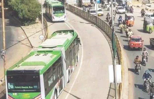 green line bus service starts running