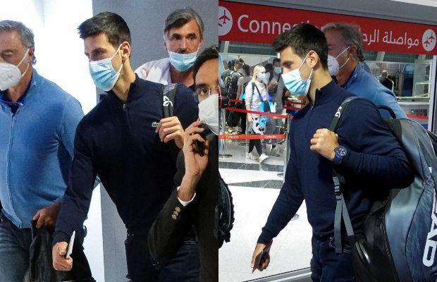 Djokovic arrives in Dubai