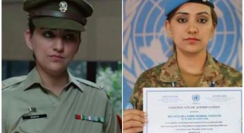 Sinf-e-Aahan stars the real iron lady Major Samia Rehman
