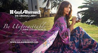 Stock up on the best summer looks from GulAhmed Lawn 2022 Collection