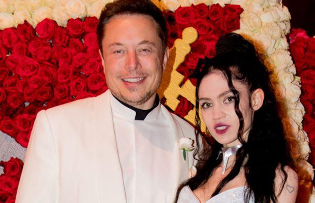 Elon Musk and his girlfriend Grimes