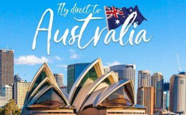 PIA's direct flights to Sydney