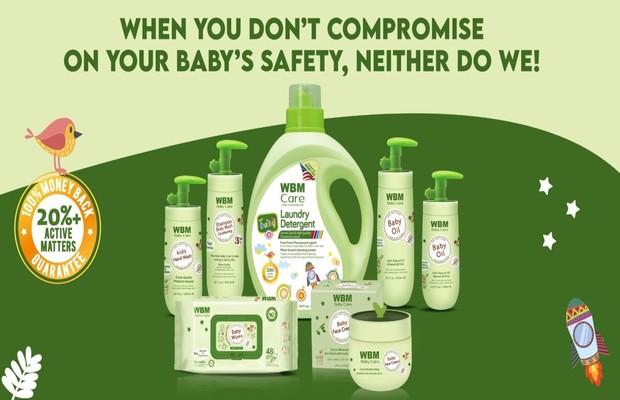 WBM Baby Care products