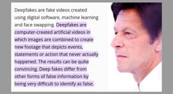 Deep Fake Video – A new conspiracy in Pakistan politics