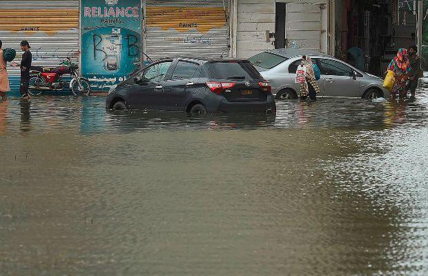 Urban flooding in Karachi