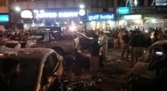 #Breaking: One dead, 13 injured in a blast in Karachi’s Saddar area