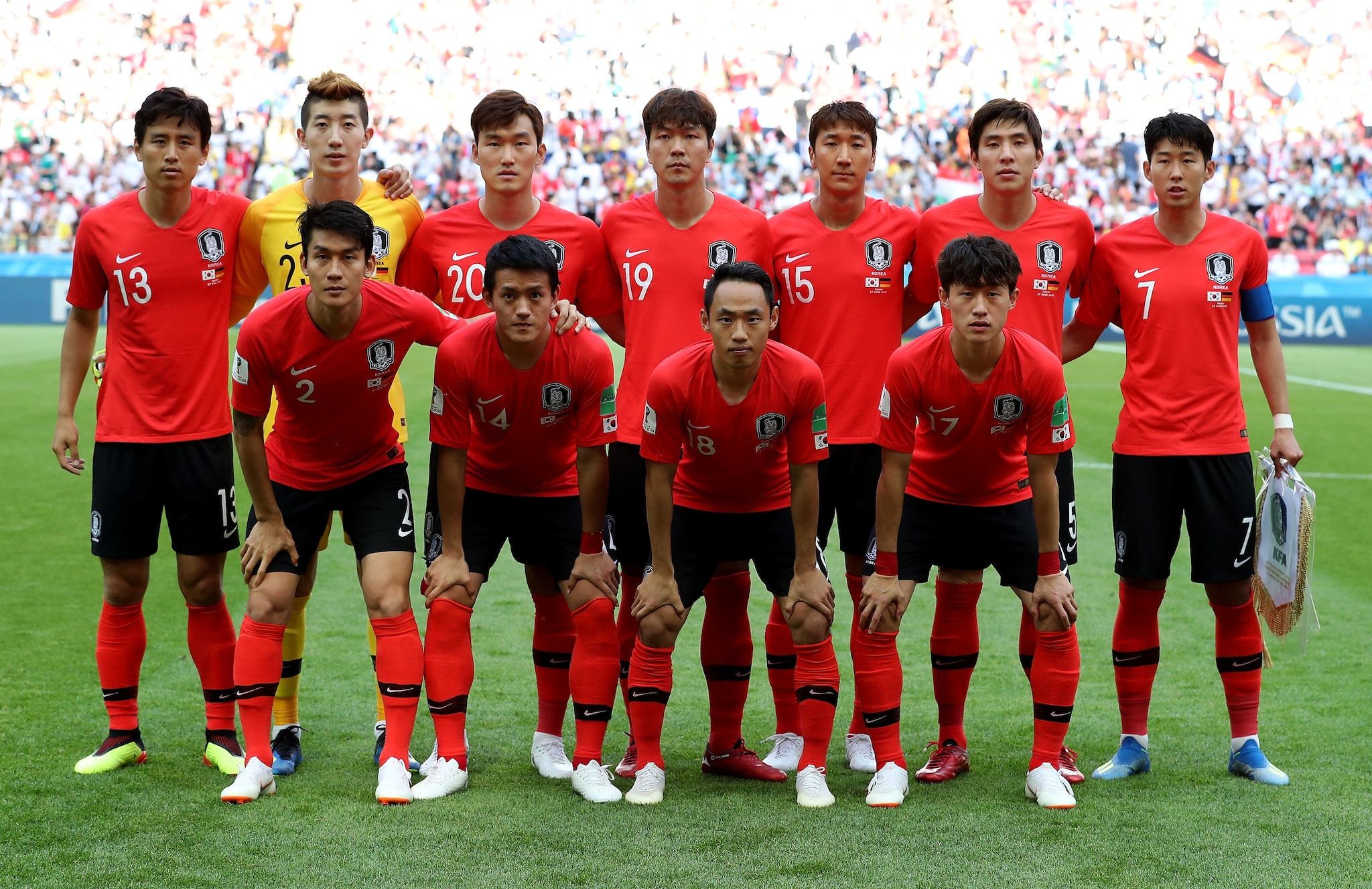 South Korea team photo