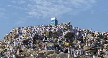 Hajj 2022: Muslim pilgrims pray at Mount Arafat