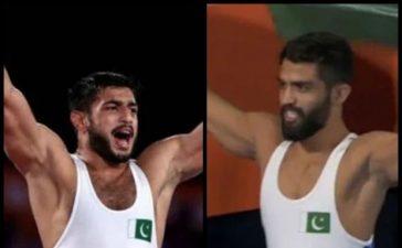 Wrestler Mohammad Sharif Tahir and Ali Asad