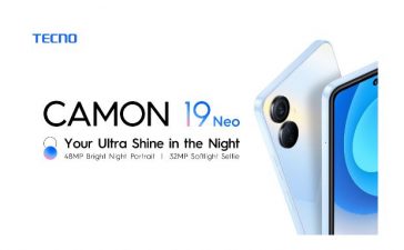 Stylishly designed Camon 19 Neo